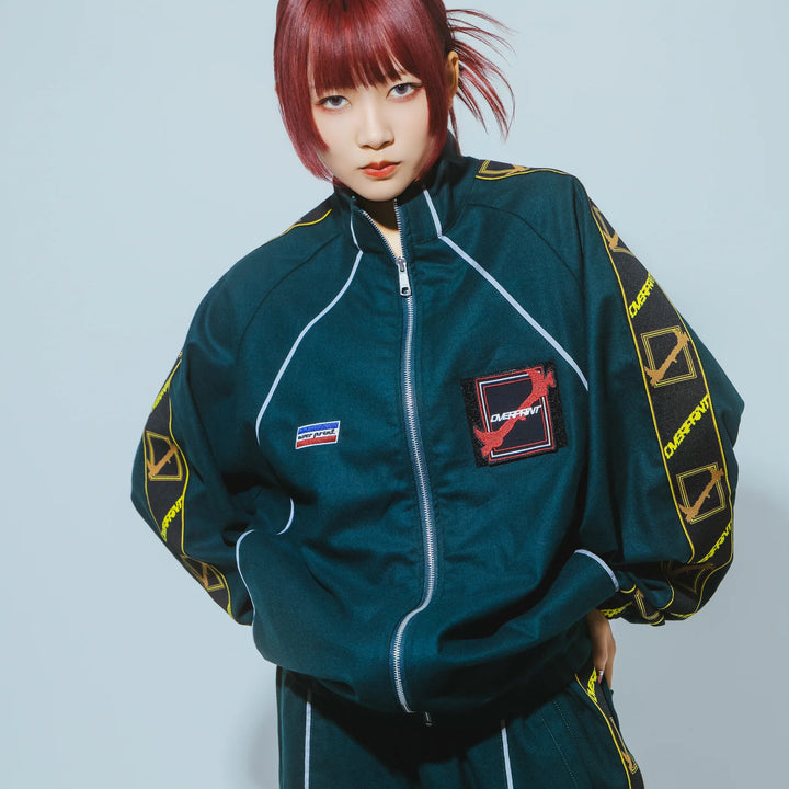Wool jersey jacket