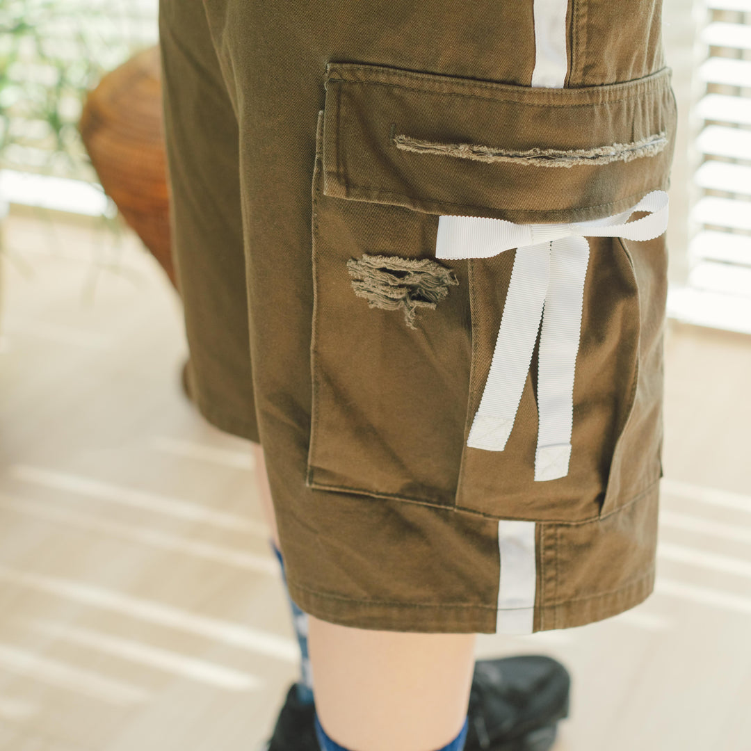 Tourniquet half pants(olive)