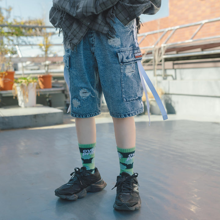 Tourniquet half pants(blue)