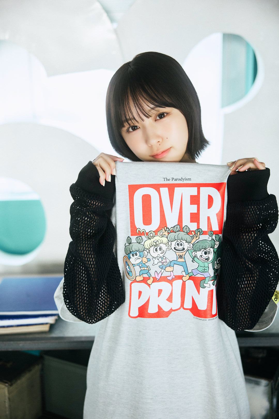 (5.24 22:00new release)NO HEROES Tee (ash)