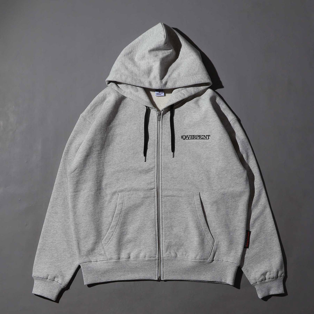 OVERPRINT  Zip Hoodie