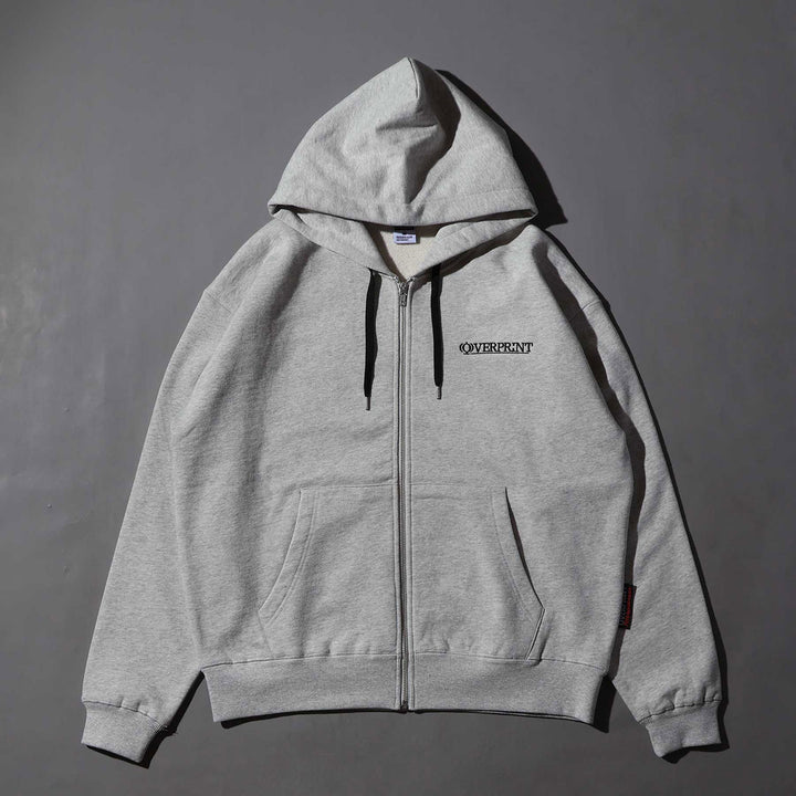 OVERPRINT  Zip Hoodie