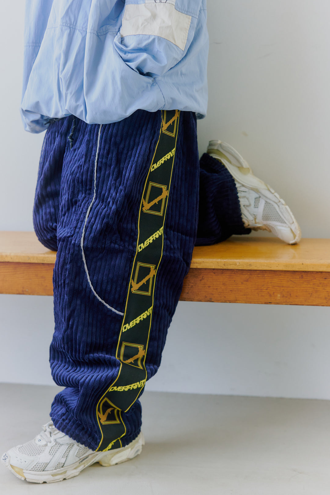 Corduroy jersey pants