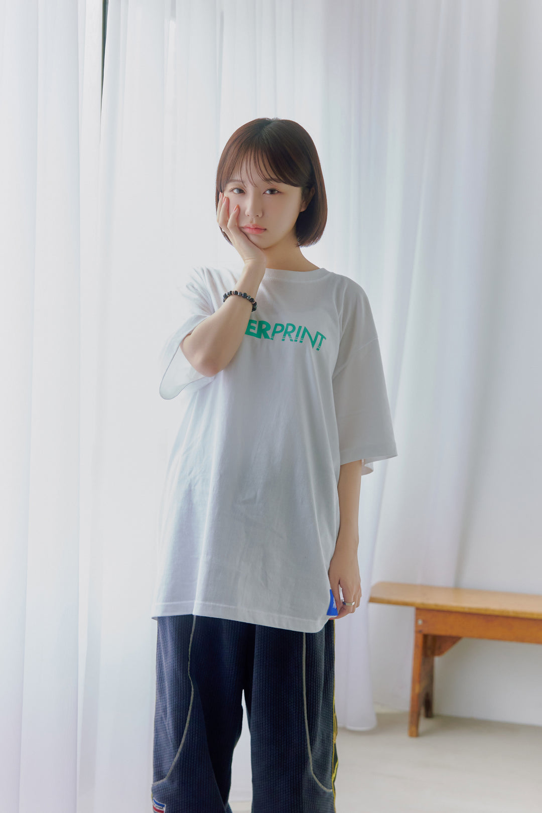 Jacquard Knit jersey pants