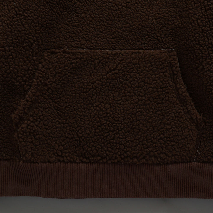 Satan logo Bonding Boa Hoodie