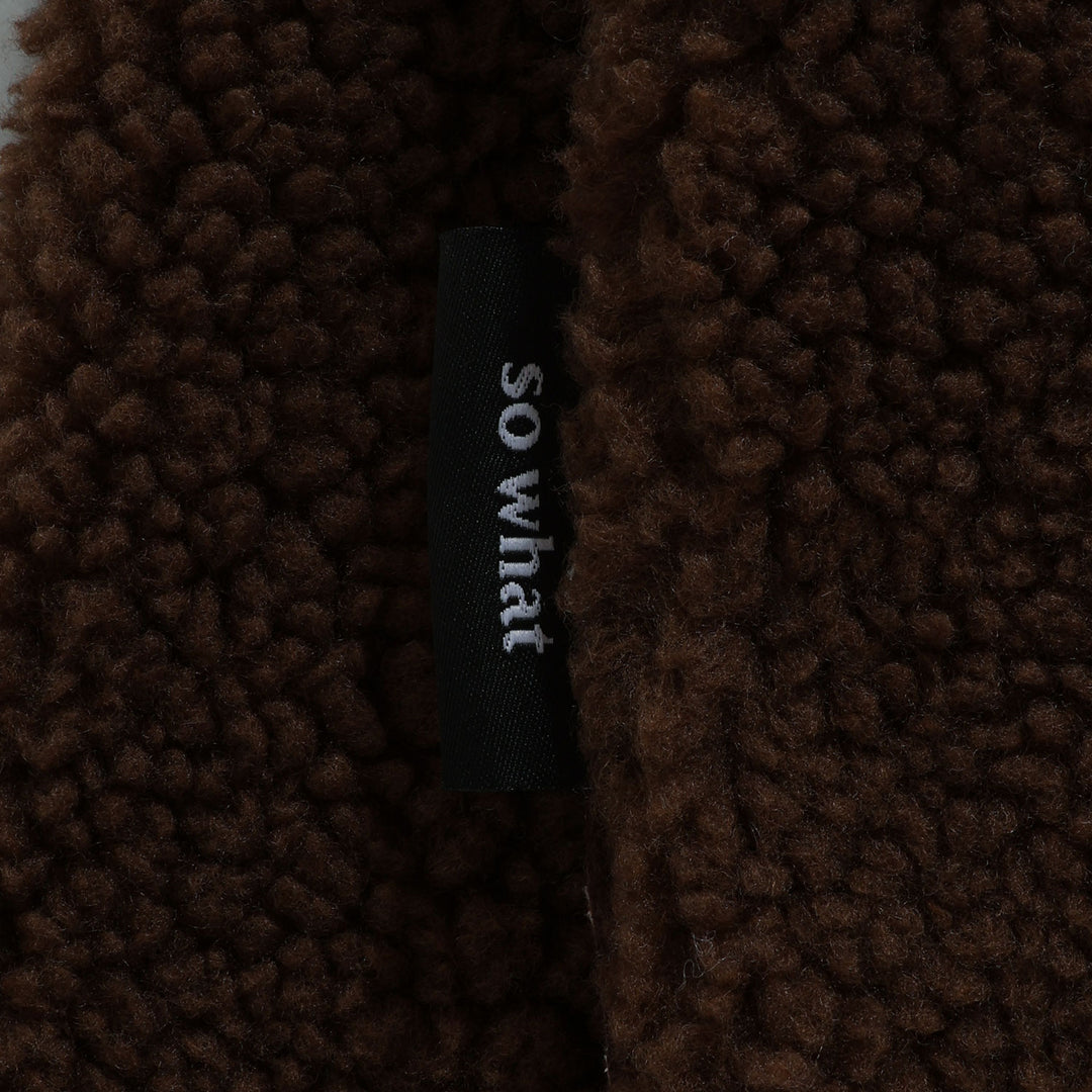 Satan logo Bonding Boa Hoodie