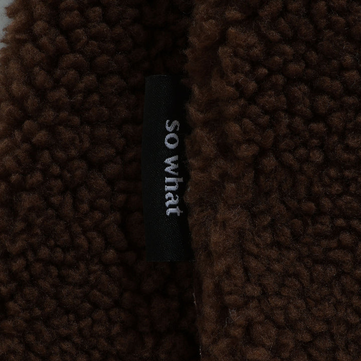 Satan logo Bonding Boa Hoodie