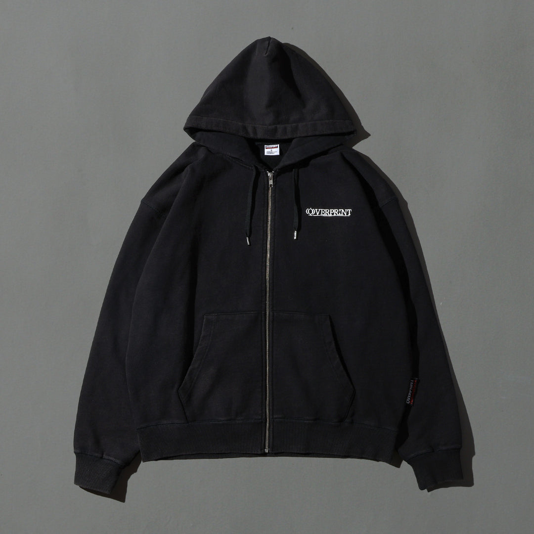 OVERPRINT  Zip Hoodie