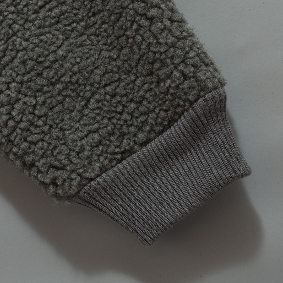 Satan logo Bonding Boa Hoodie