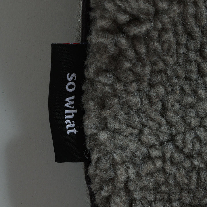 Satan logo Bonding Boa Hoodie