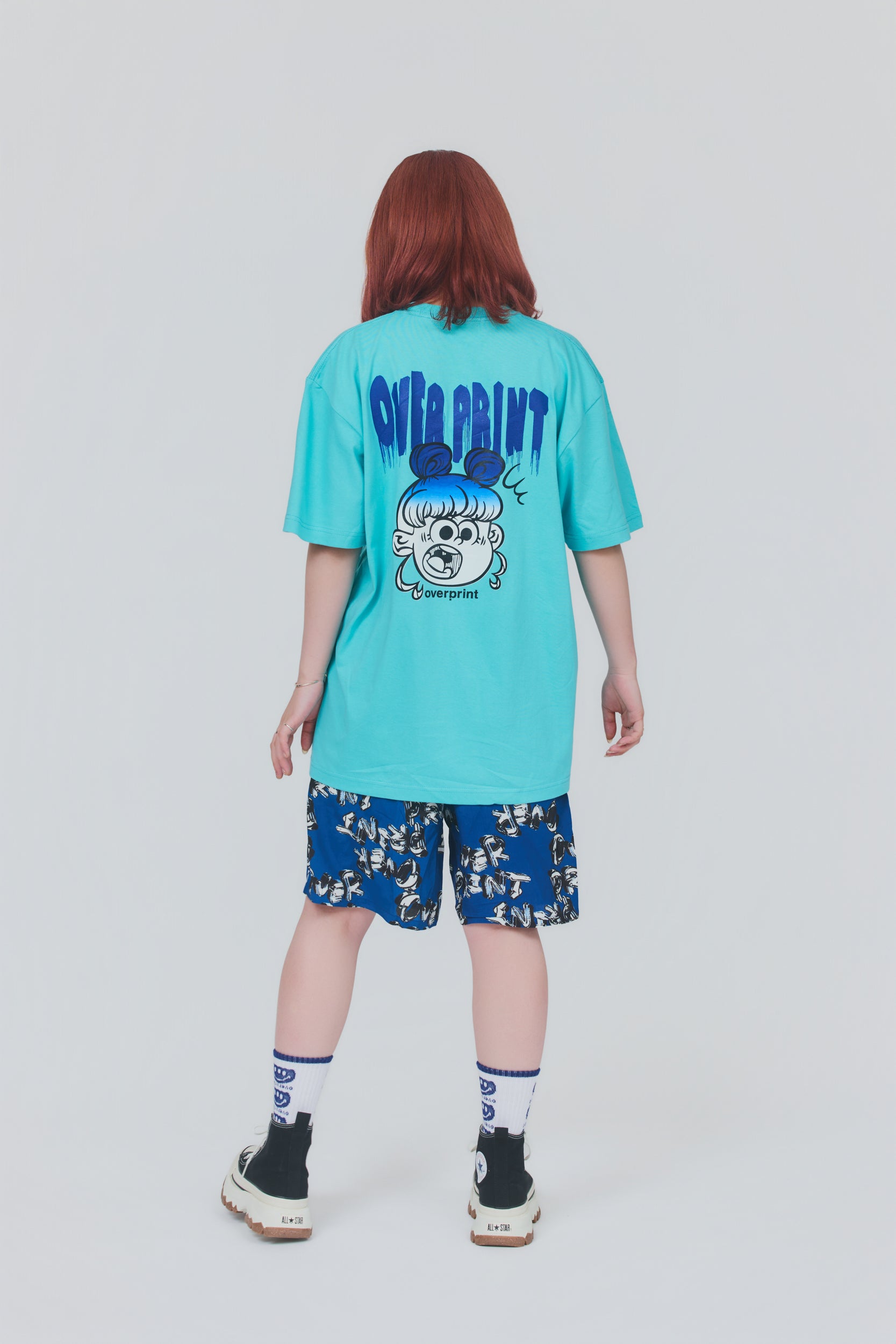 ★人気★MICHIGAN WOLVERIN PIGMENT OVER FIT TEE/全3色/TRAVEL CHICKEN Tee – over print