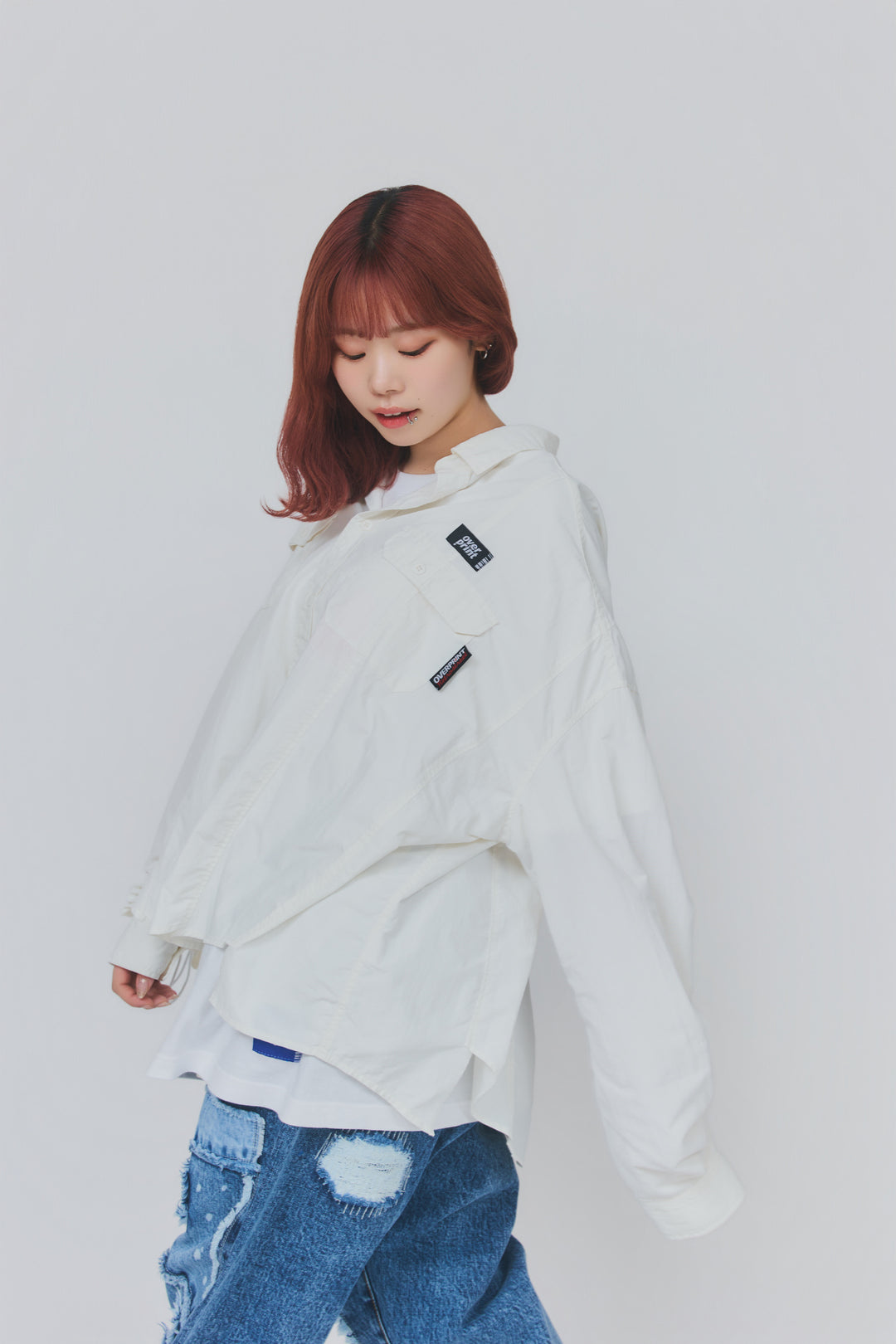 Break WIDE Shirts(white)