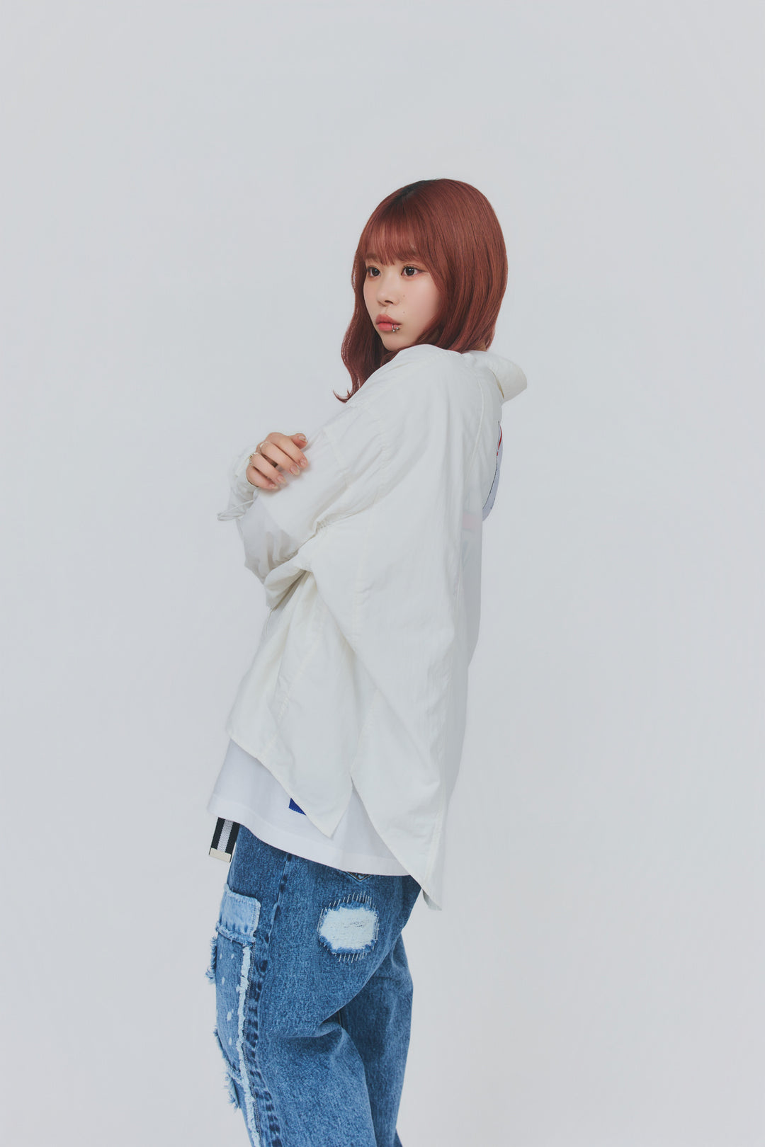 Break WIDE Shirts(white)