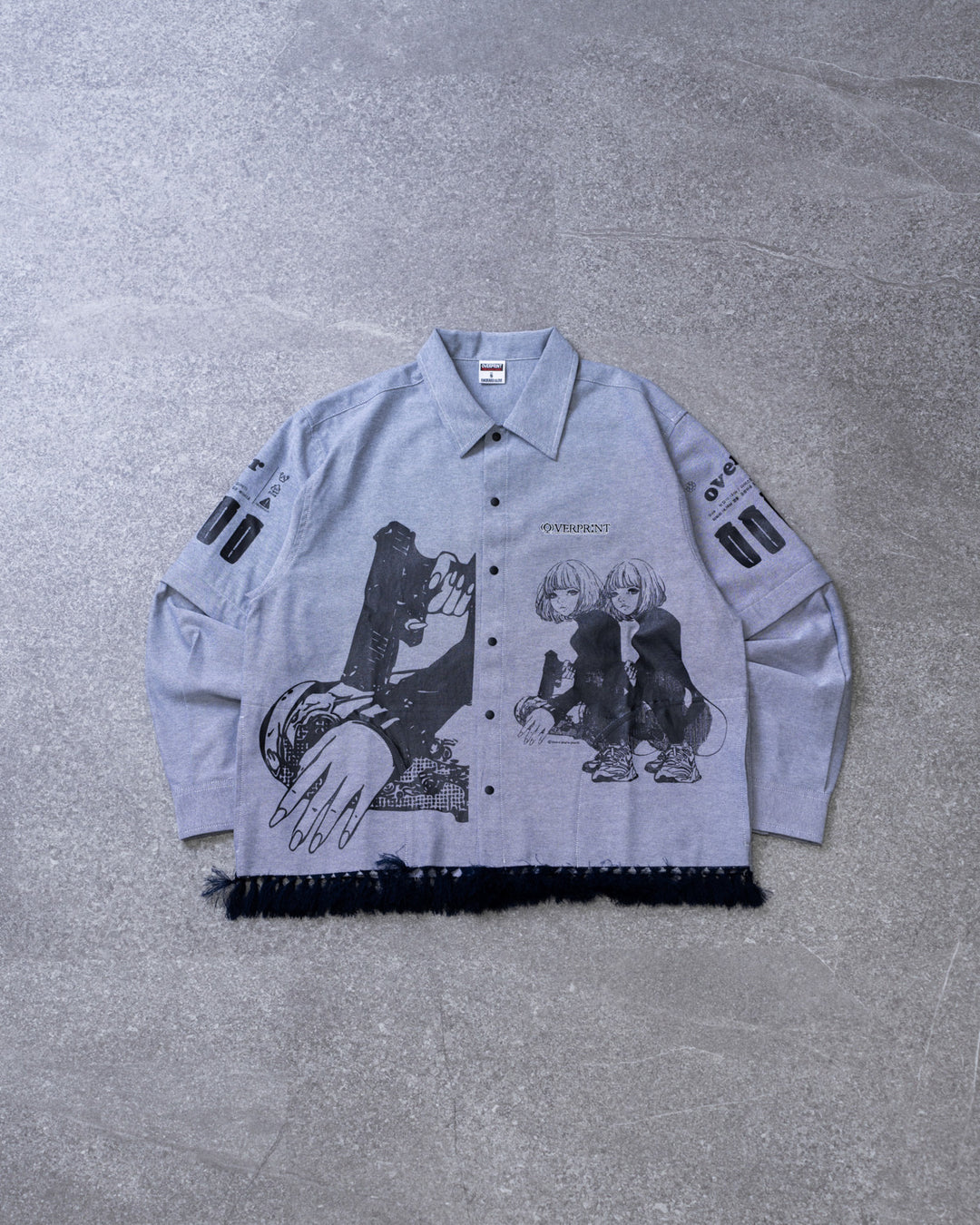 purupuru ARM ZIP SHIRTS