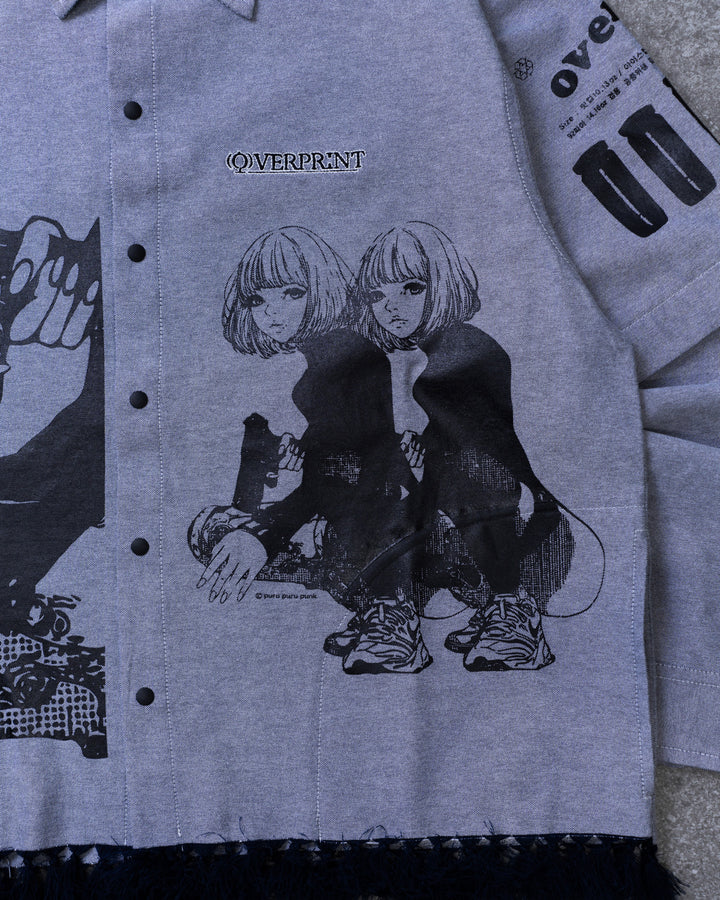 purupuru ARM ZIP SHIRTS