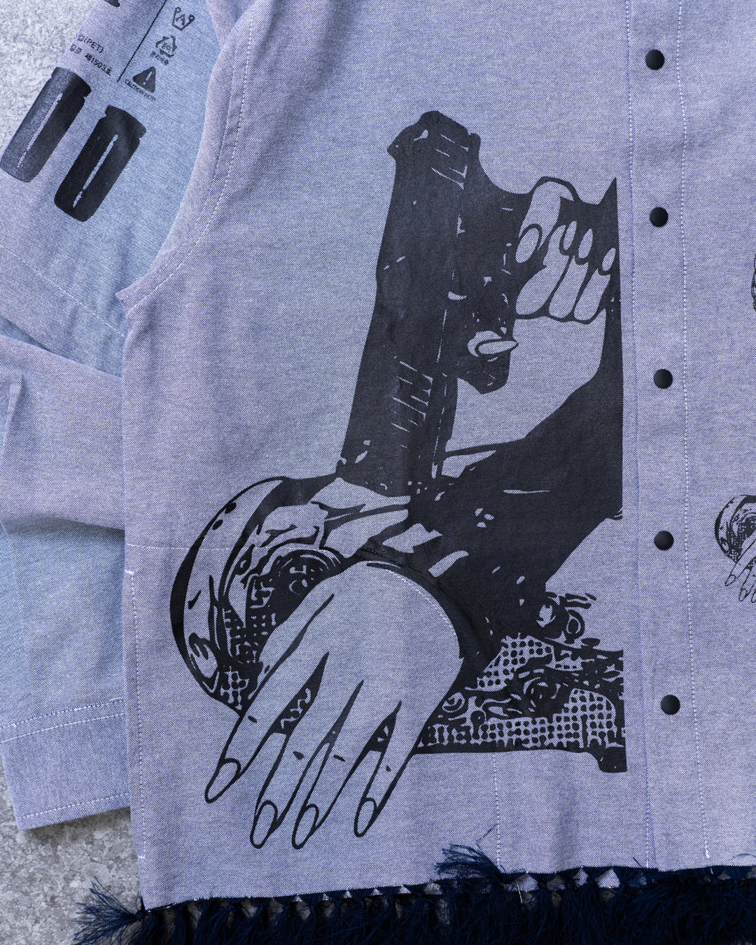 purupuru ARM ZIP SHIRTS