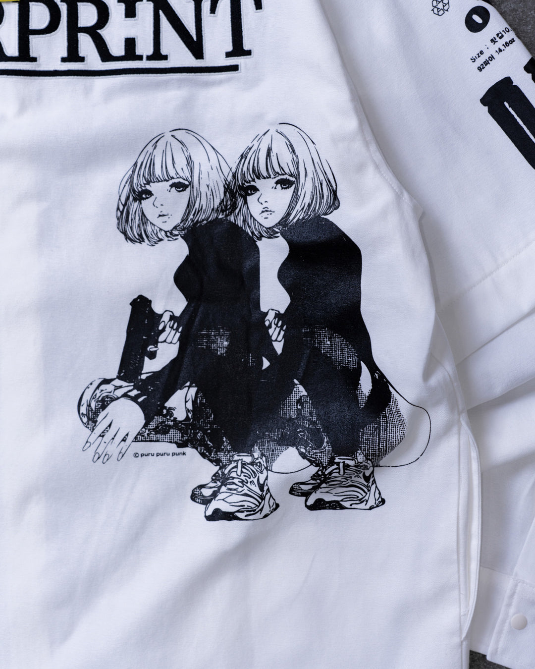 purupuru ARM ZIP SHIRTS