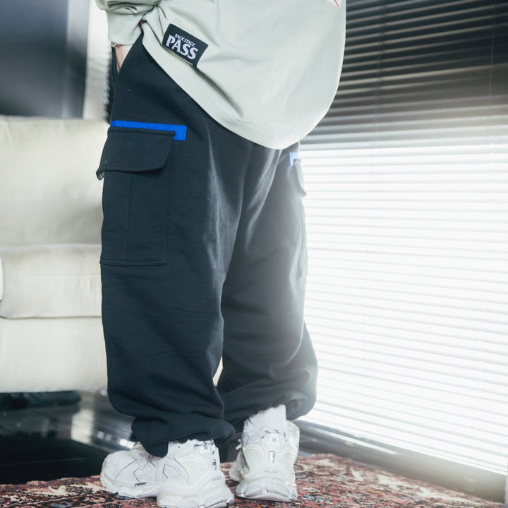 sweat cargo pants