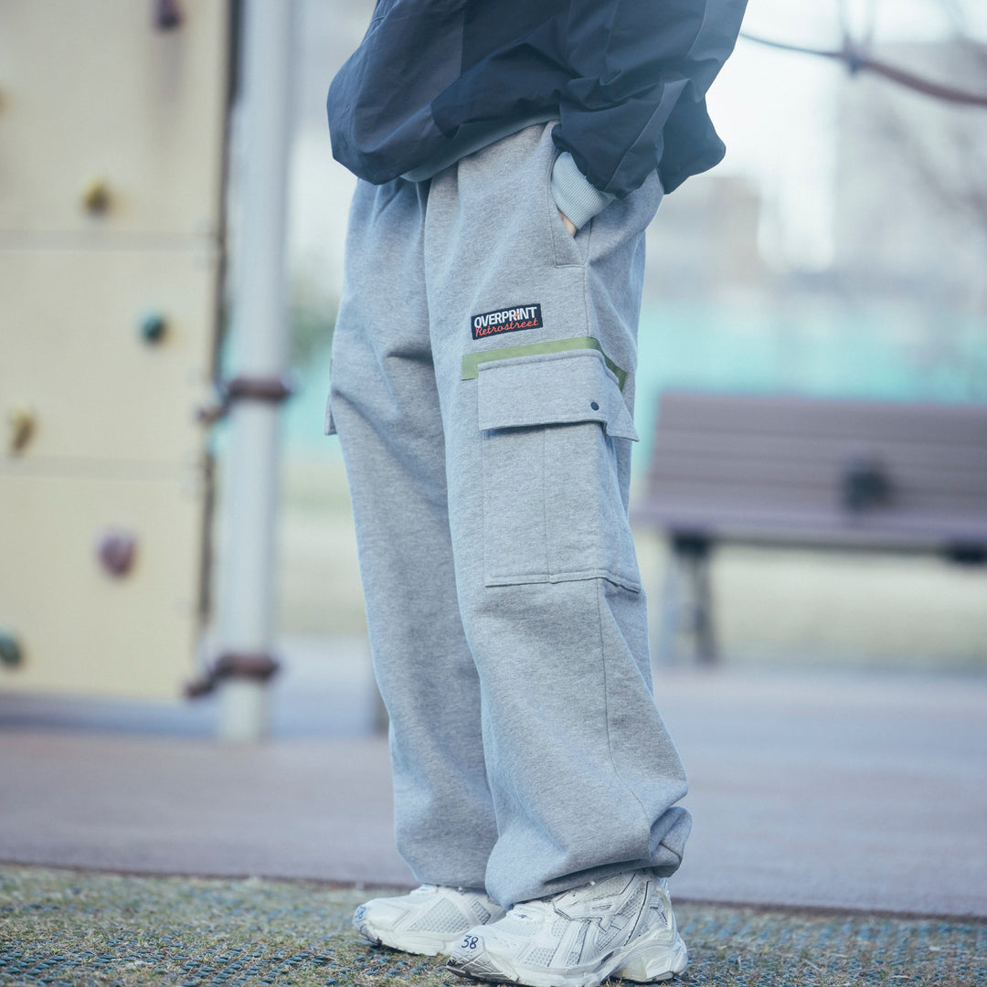 sweat cargo pants