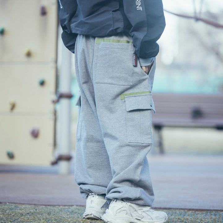 sweat cargo pants