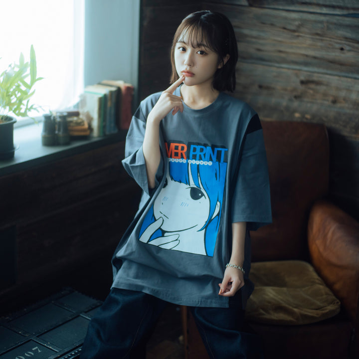 (3.22 22:00new release)COVER Tee(blue)