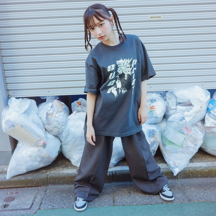 (4.5 22:00new release)Satan Tee *東京上空(chacoal)