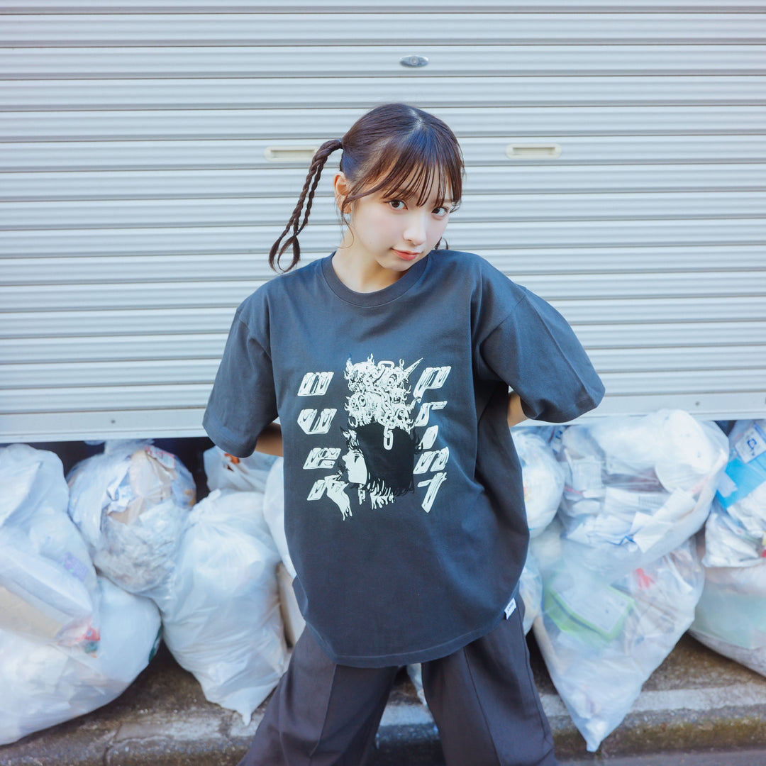 (4.5 22:00new release)Satan Tee *東京上空(chacoal)