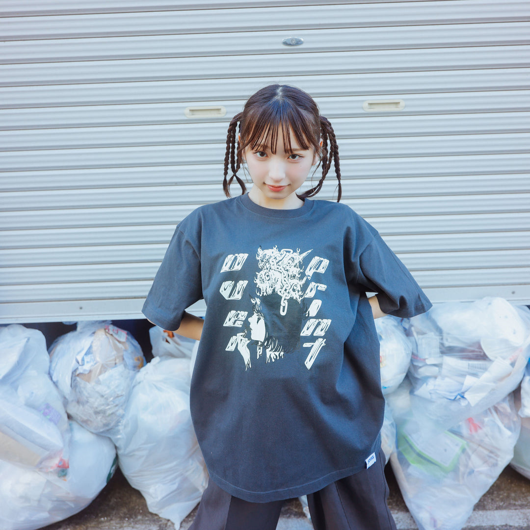 (4.5 22:00new release)Satan Tee *東京上空(chacoal)