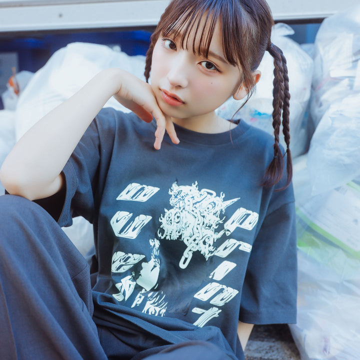 (4.5 22:00new release)Satan Tee *東京上空(chacoal)