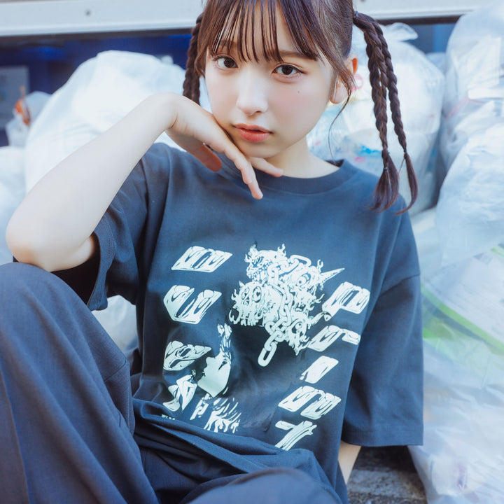 (4.5 22:00new release)Satan Tee *東京上空(chacoal)