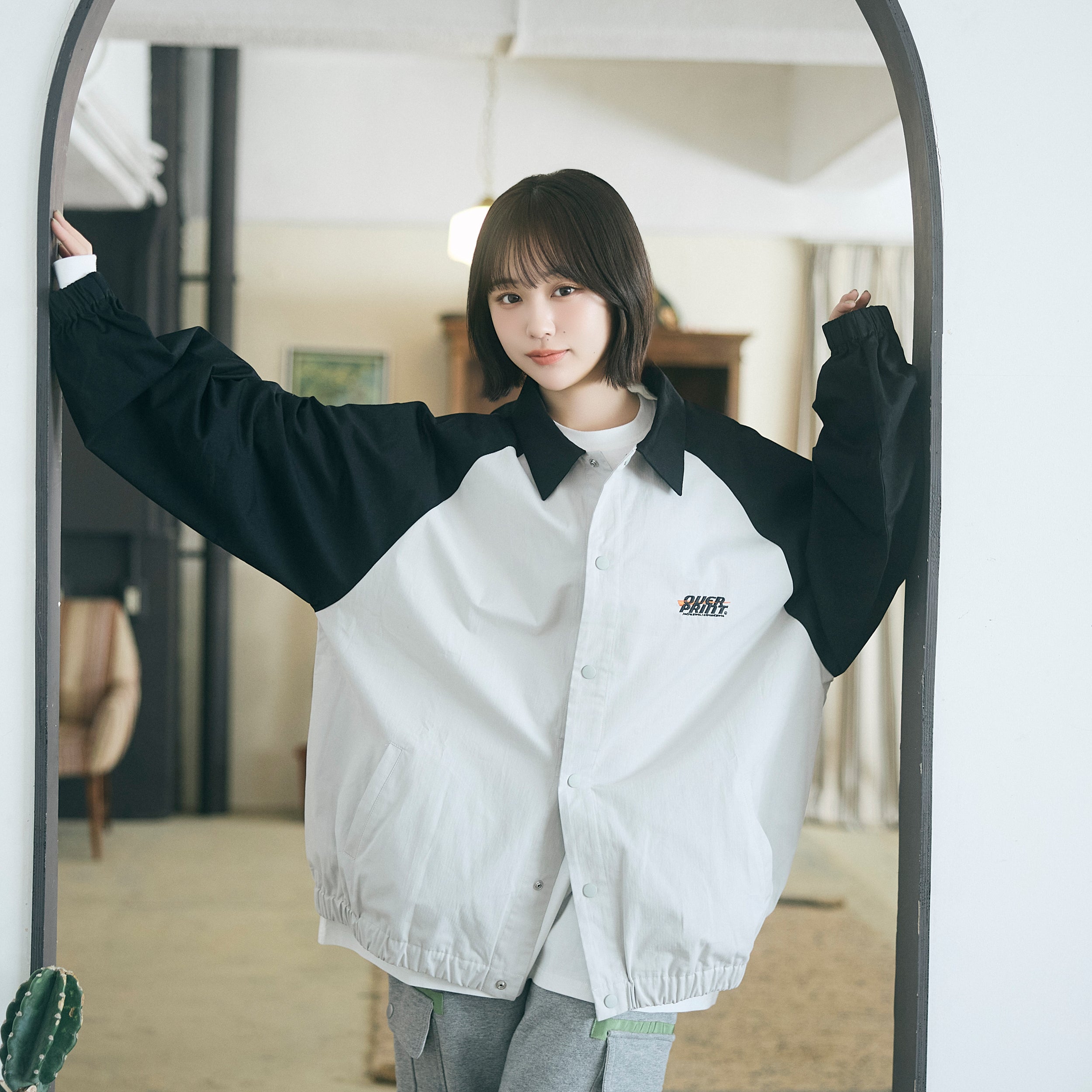 naenano COACH JACKET – over print