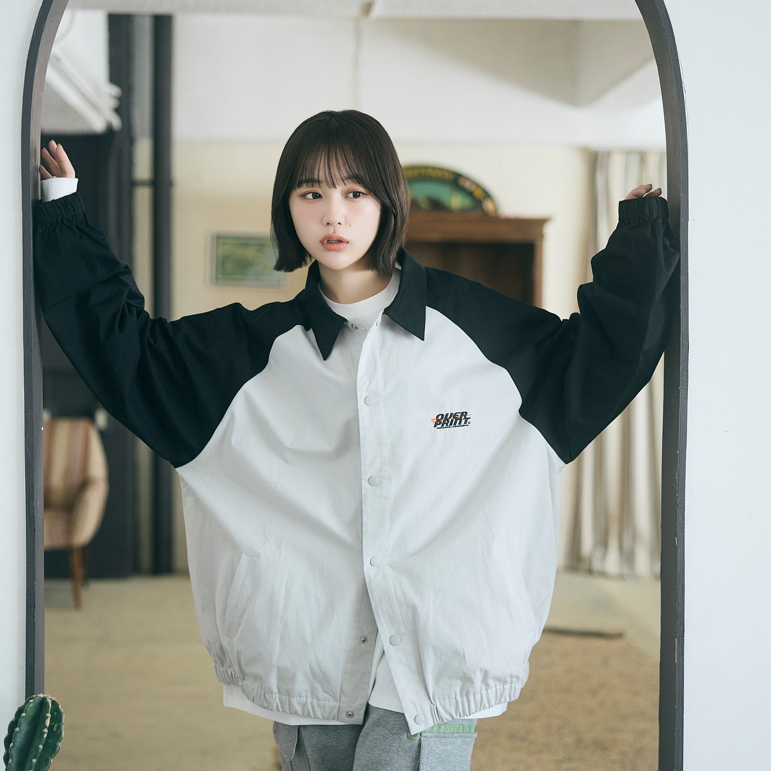 naenano COACH JACKET – over print