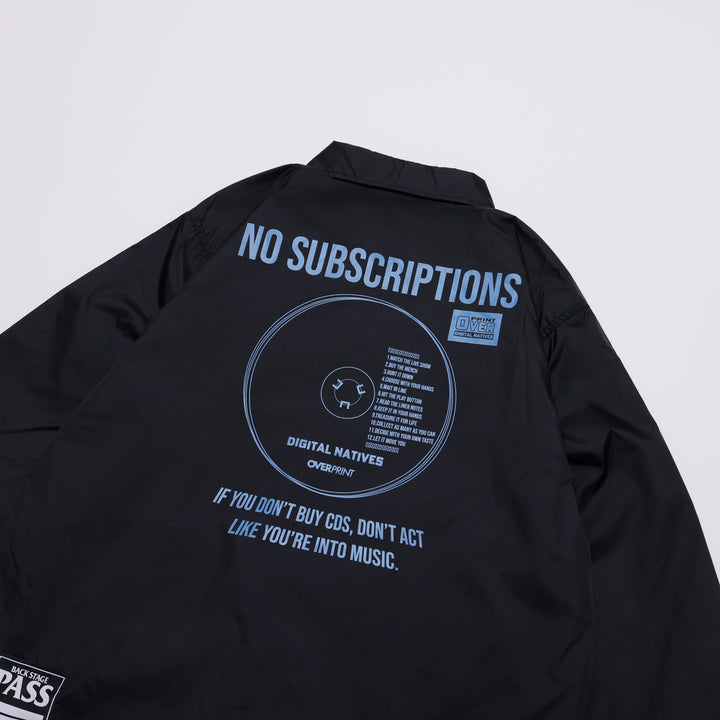 NO SUBSCRIPTIONS COACH JACKET