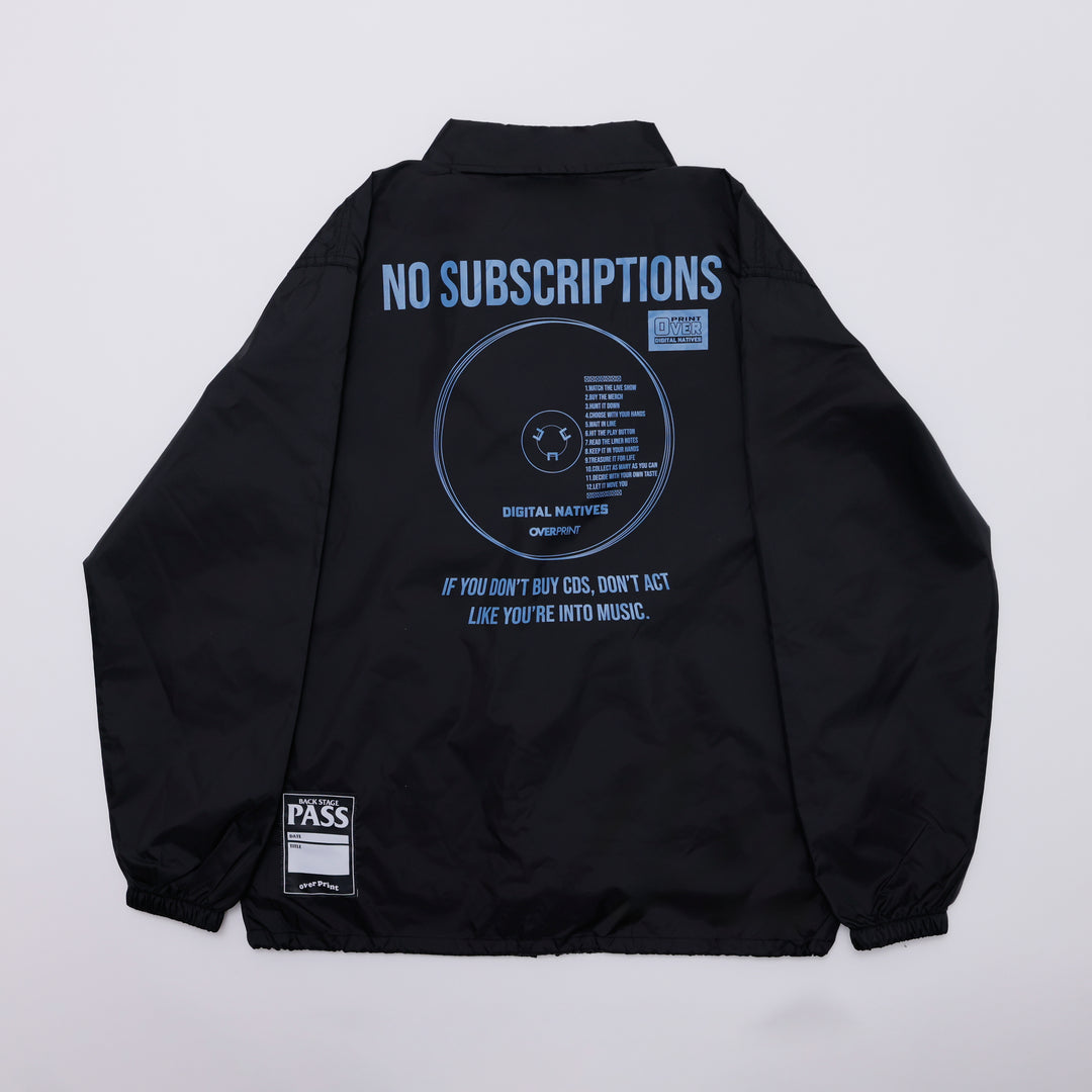 NO SUBSCRIPTIONS COACH JACKET