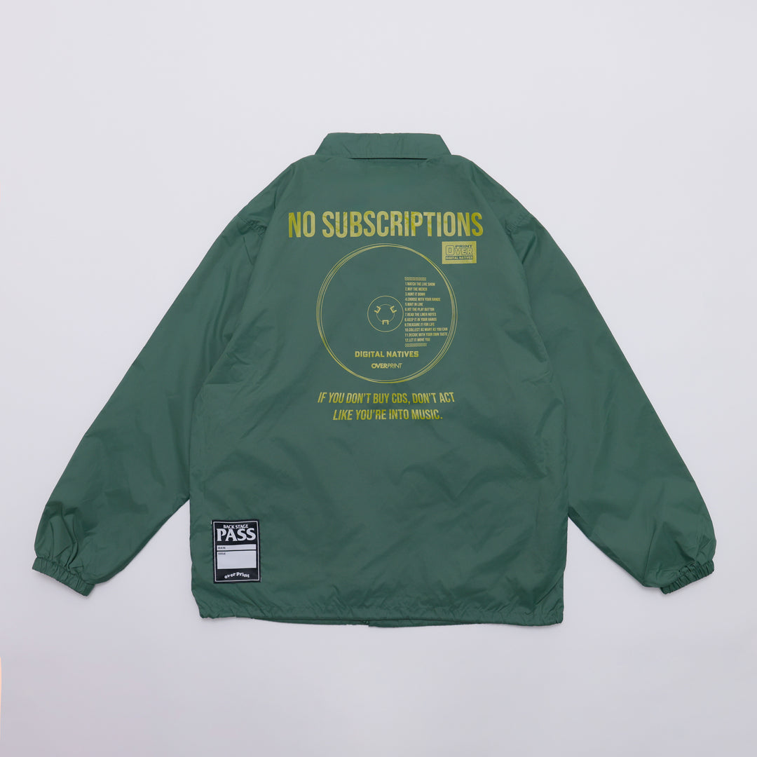 NO SUBSCRIPTIONS COACH JACKET