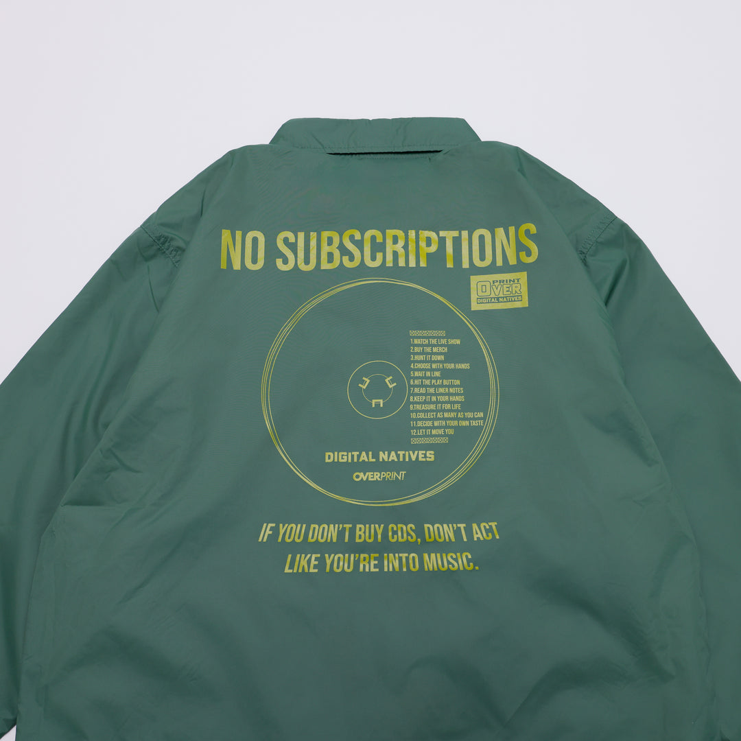 NO SUBSCRIPTIONS COACH JACKET