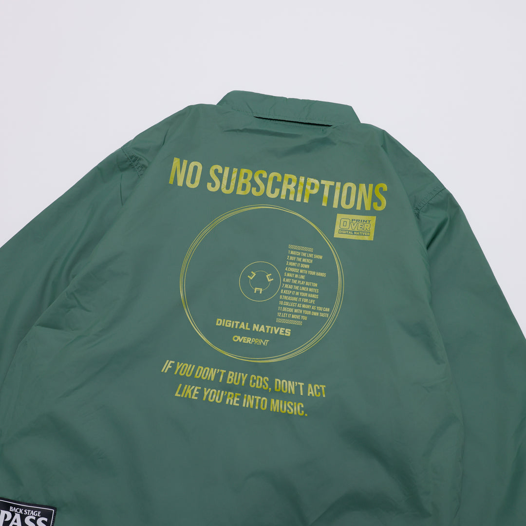 NO SUBSCRIPTIONS COACH JACKET