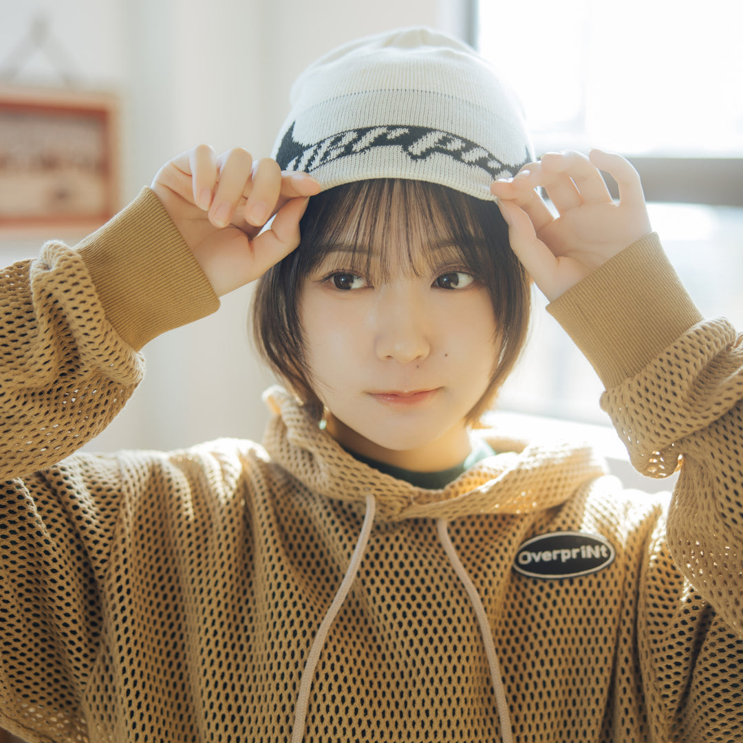 (残り1点)mesh Hoodie(brown) size:S