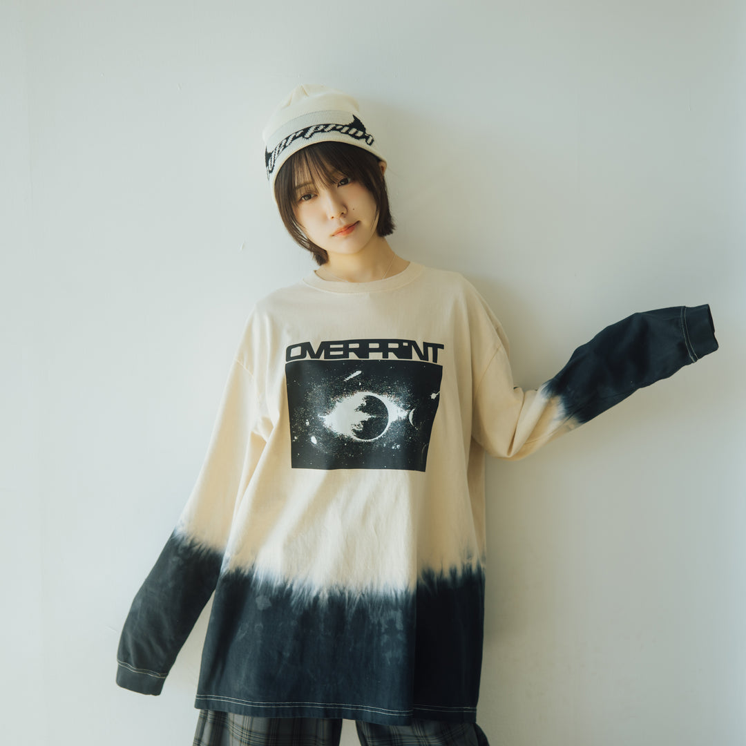 (3.20 22:00new release)SPACE DYE LS Tee(white)