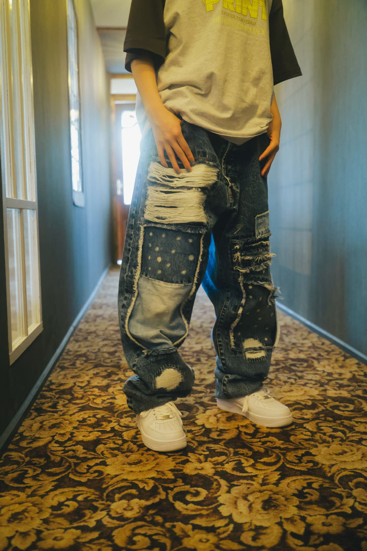 REPAIR DENIM PANTS