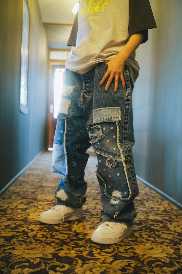 REPAIR DENIM PANTS
