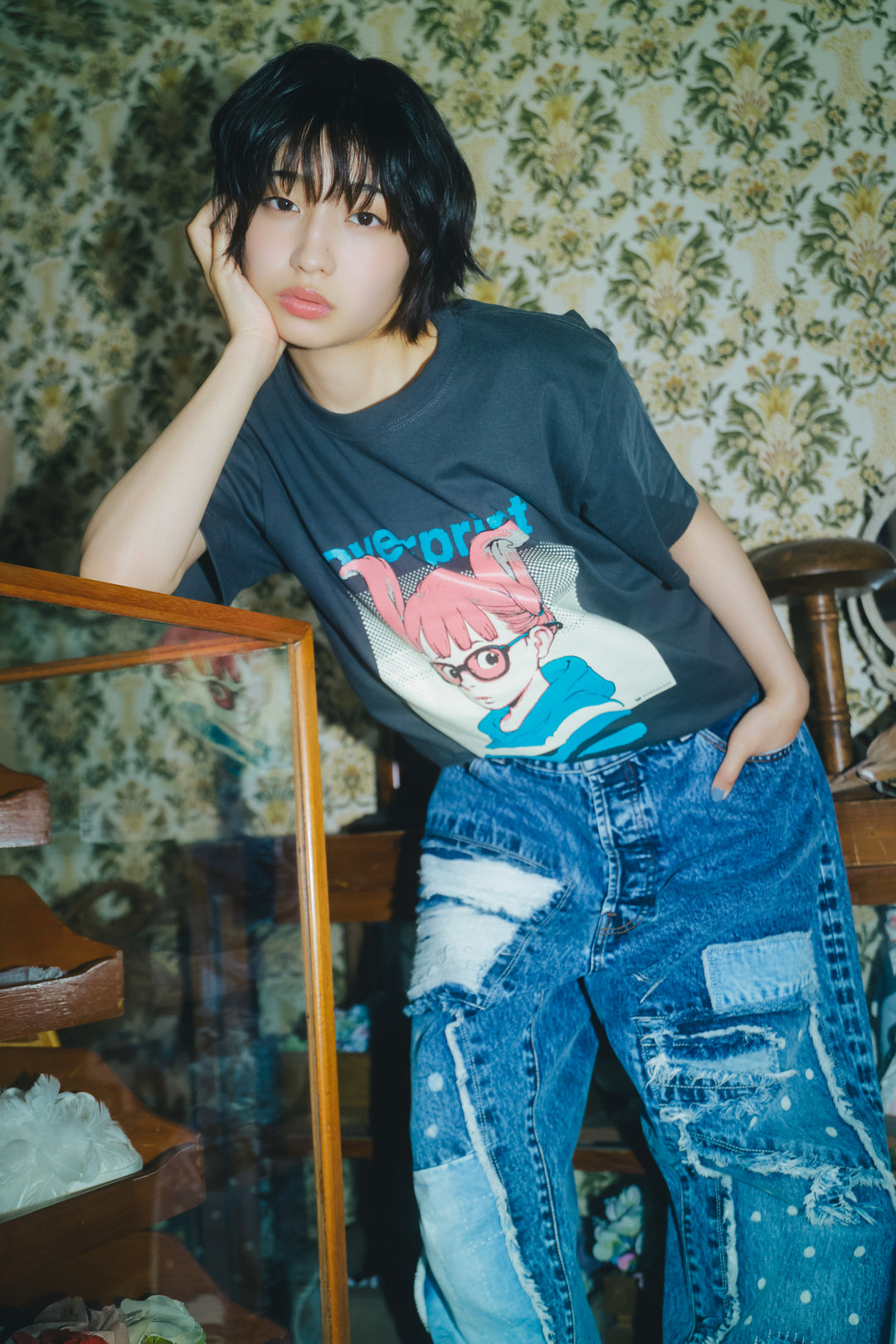 REPAIR DENIM PANTS