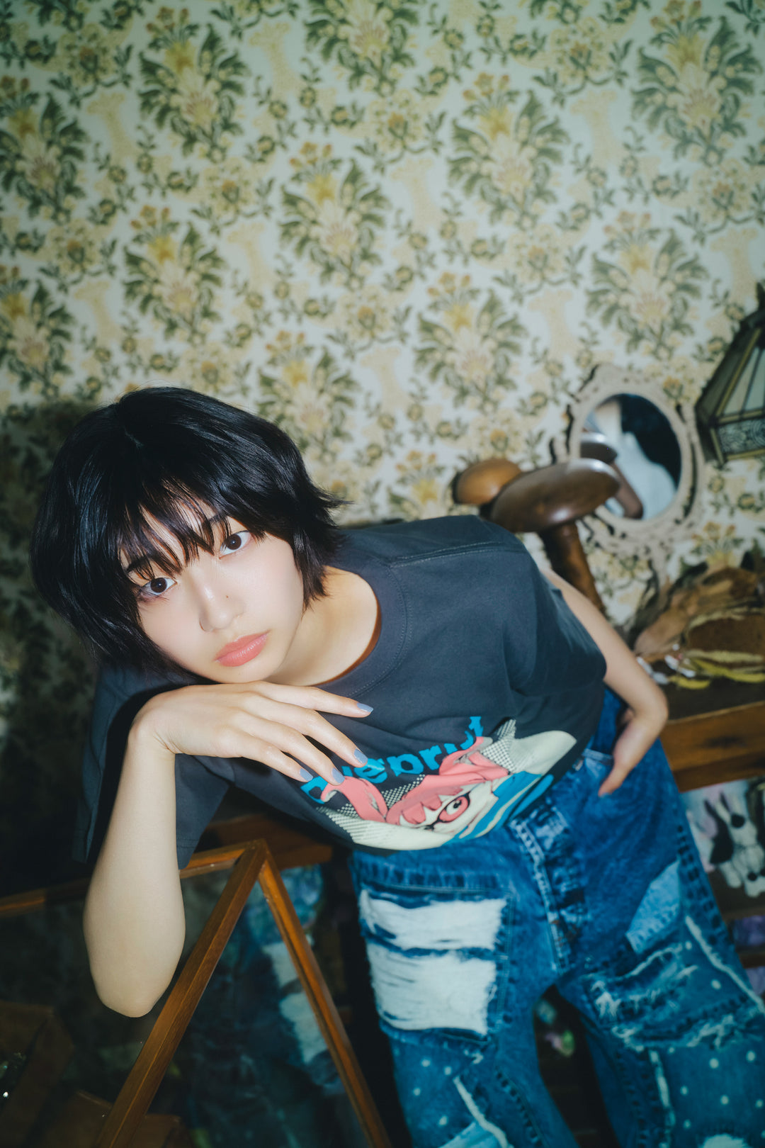 REPAIR DENIM PANTS