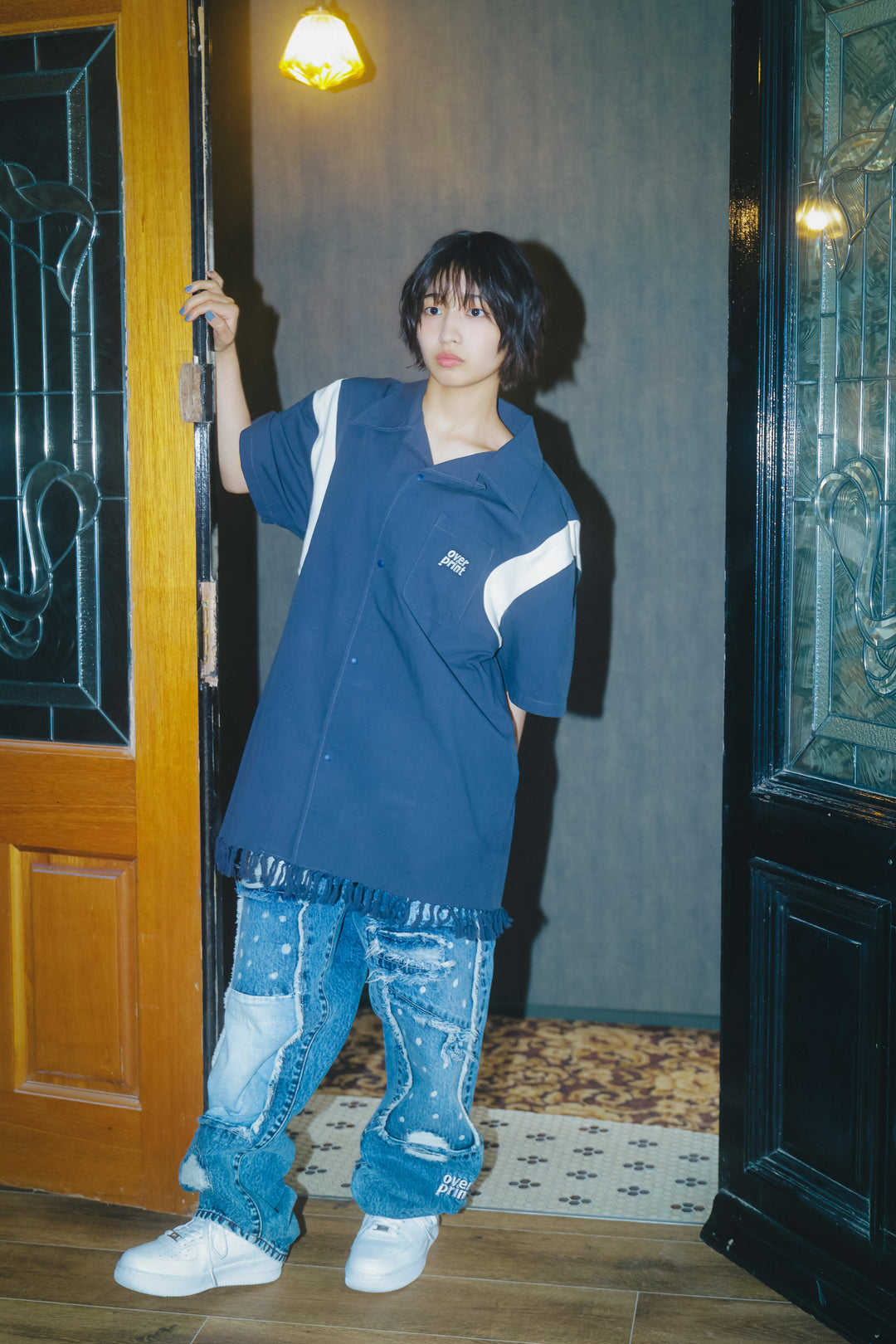 REPAIR DENIM PANTS