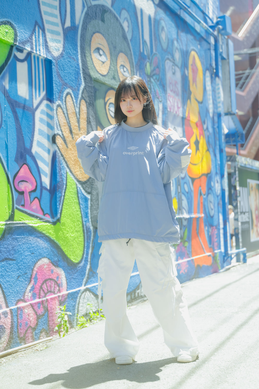 UMBRO * over print Drill top