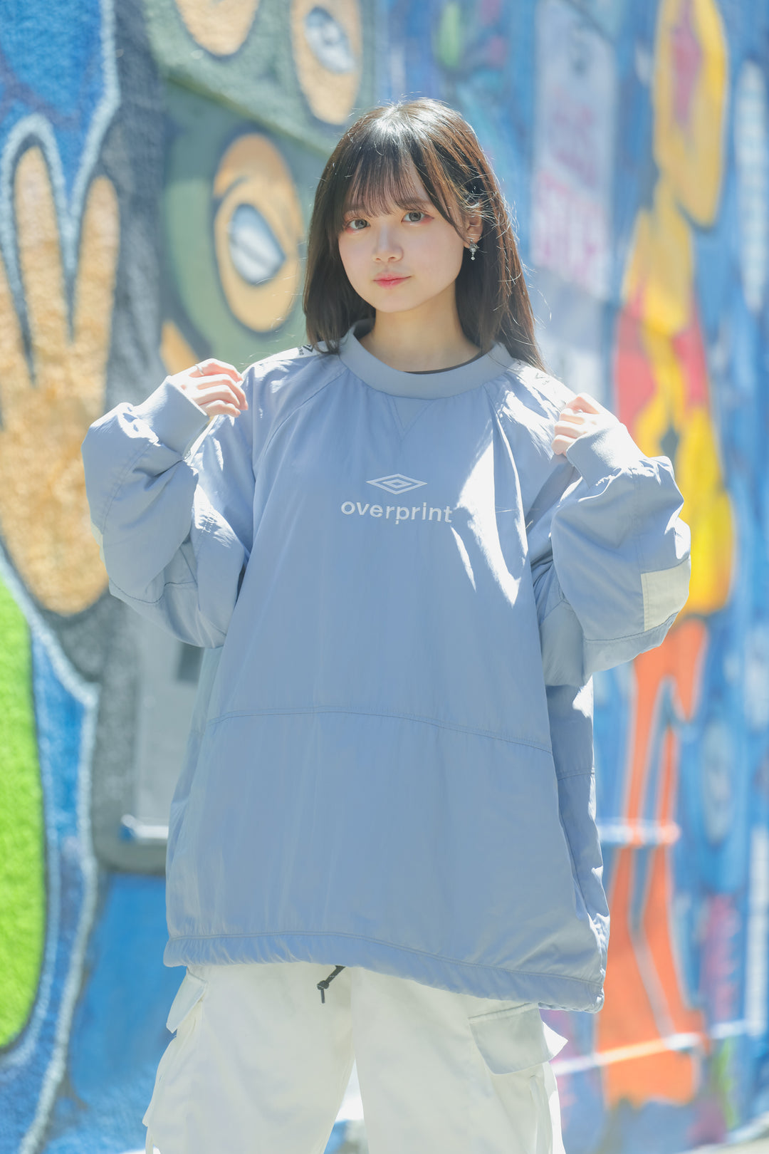 UMBRO * over print Drill top