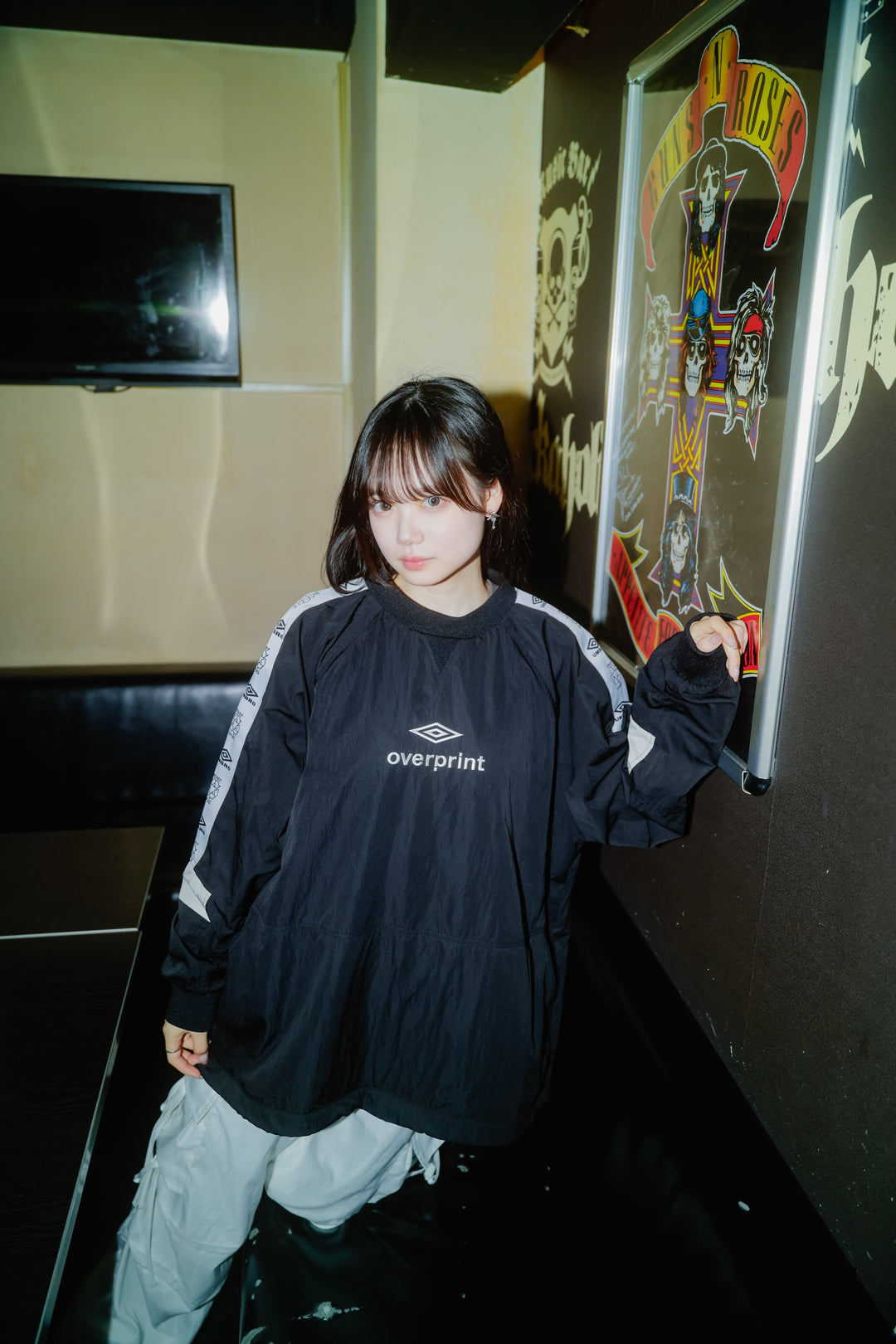 UMBRO * over print Drill top