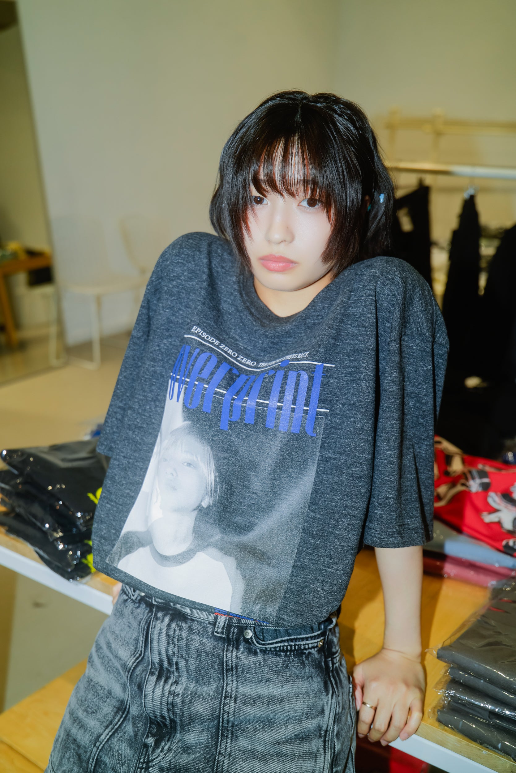 【最安値に挑戦】 over print (オーバープリント) トップス