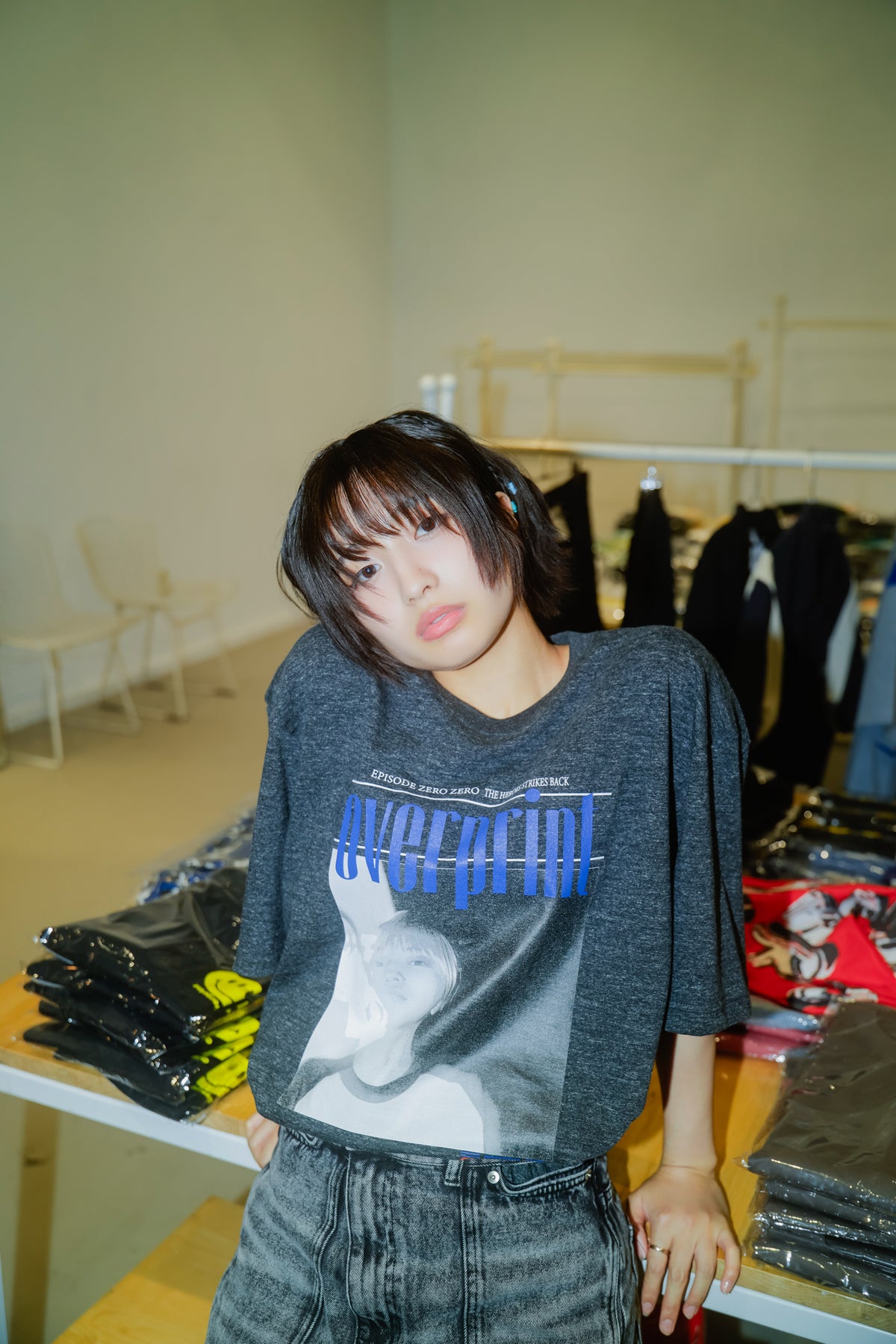MBTテープ50枚　※枚数の増減につきましてはご相談承ります。 CINEMATIZE Tee B (black) – over print