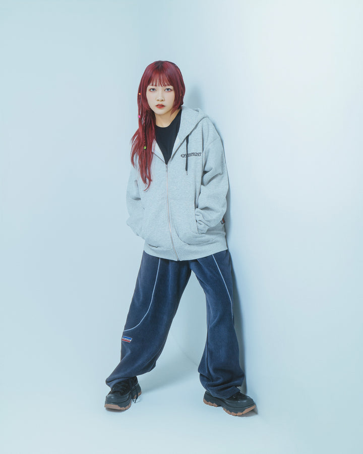 OVERPRINT  Zip Hoodie